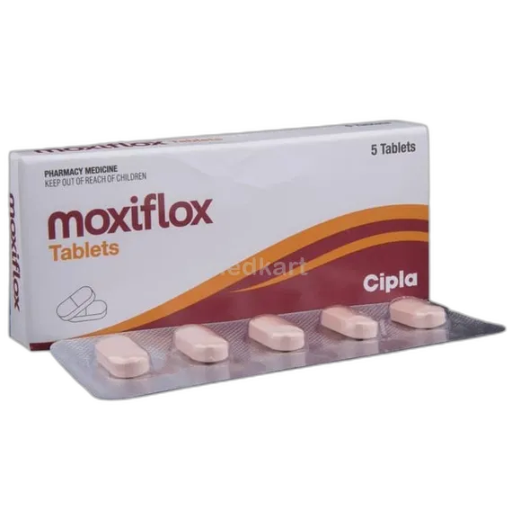 moxiflox 400mg tablet 5's
